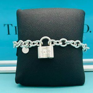 Tiffany & Co. Authentic 1837 Lock Bracelet VGUC 7.5”